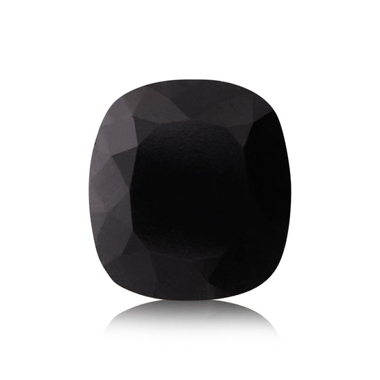 5.14 Karat Fancy Black Cushion Diamant GIA