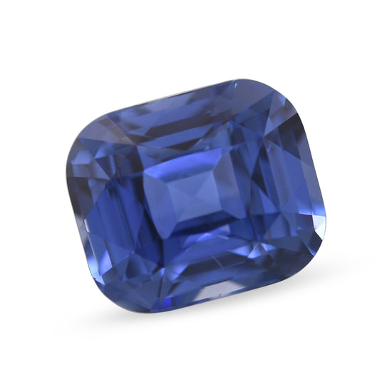 5.26 Carat Blue SRI LANKA Cushion Sapphire GIA