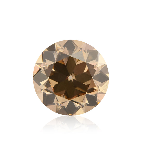 Diamante Rotondo Fancy Yellowish Brown SI2 GIA da 5,39 Carati