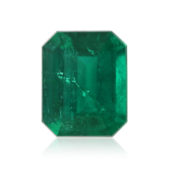 5,53 Karat Grüner KOLUMBIANISCHER Smaragd Smaragd GUBELIN