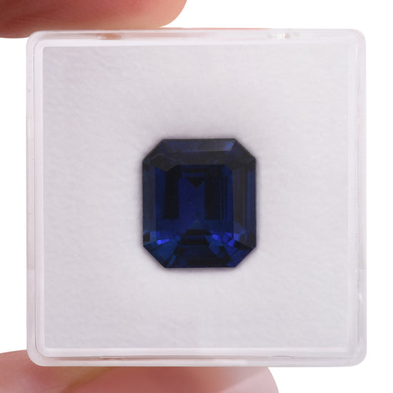 5.55 Carat Blue SRI LANKA Emerald Sapphire CD