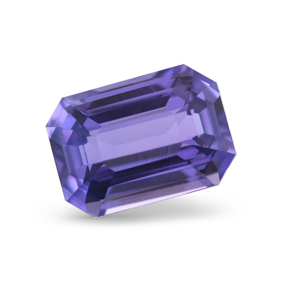 5.57 Carat Purple MADAGASCAR Emerald Sapphire AGL No Heat
