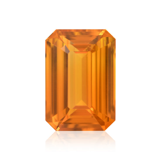 5.60 Carat Orange SRI LANKAN Emerald Sapphire GIA