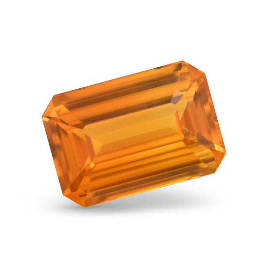 5.60 Carat Orange SRI LANKAN Emerald Sapphire GIA