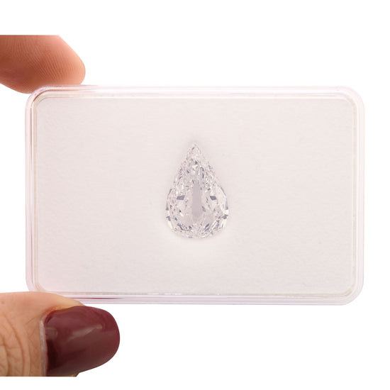 5.64 Carat D Pear Diamond IF GIA
