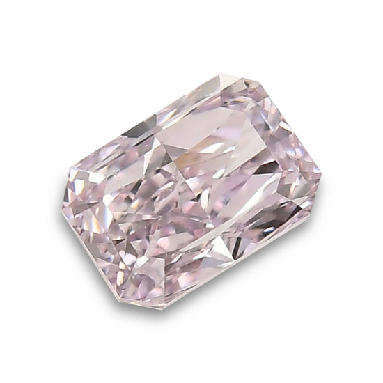 0.51 Carat Fancy Pink Purple Radiant Diamond VS2 GIA