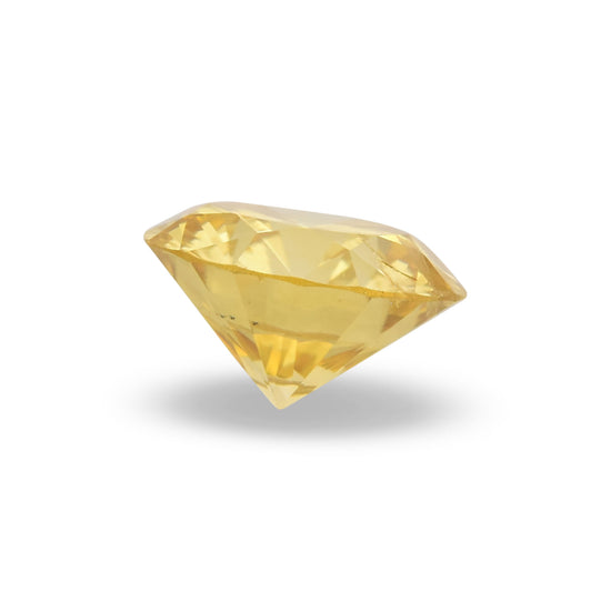 Diamante Rotondo Brillante GIA Fancy Brownish Orangy Yellow da 0,19 Carati (SI2)