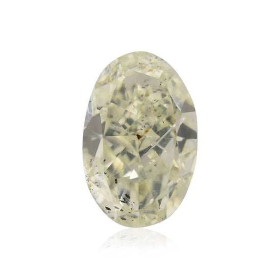 Diamante Ovale Verde Chiaro da 1,09 carati (SI2) GIA