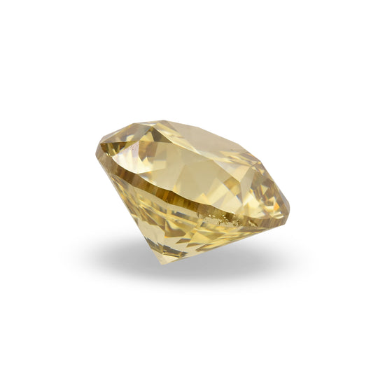 0.96 Carat Fancy Brownish Greenish Yellow Round Brilliant Diamond SI2 GIA