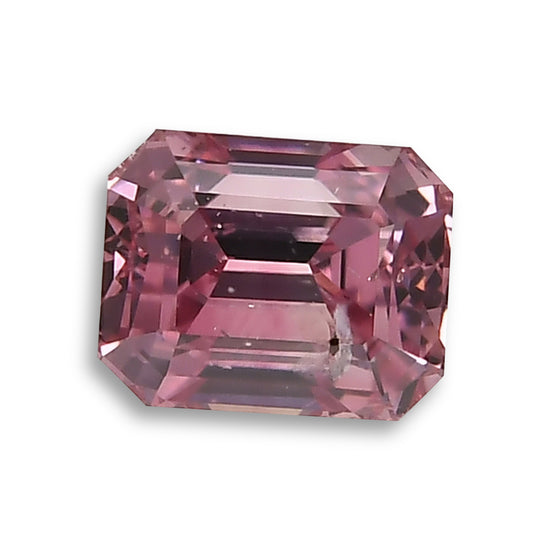 0.32 Carat Fancy Intense Purplish Pink Emerald Diamond (I1) GIA