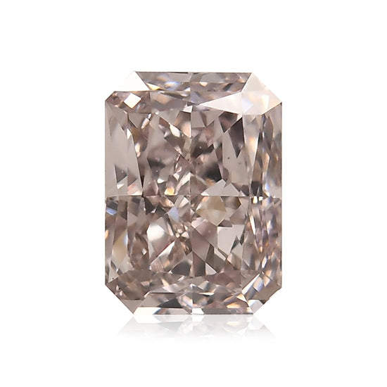 0.60 Carat Fancy Brownish Pink Radiant Diamond SI1 GIA