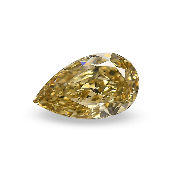 Diamante a Pera GIA VS1 Fancy Brownish Yellow da 1,53 Carati
