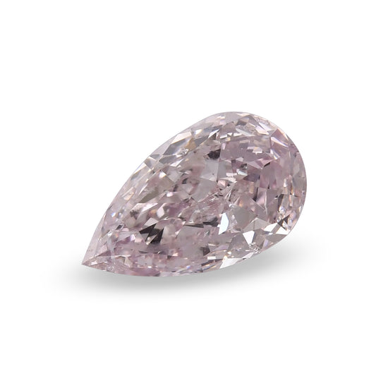 3.03 Carat Fancy Light Pink Pear Diamond I1 GIA