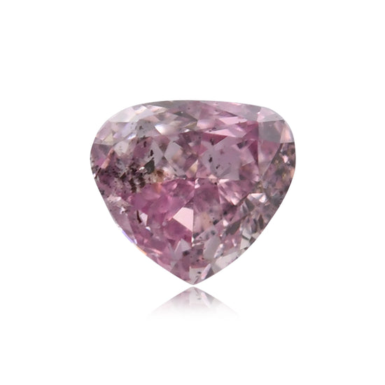 0,11 Karat Fancy Purpurrosa Herz-Diamant (I1) GIA