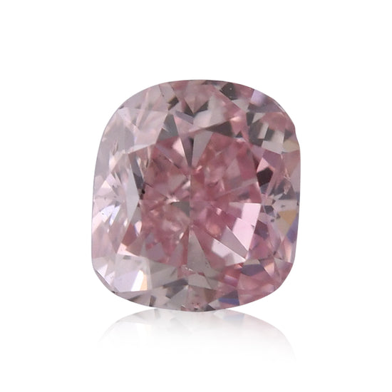 Diamante a cuscino rosa fantasia da 0,20 carati SI1 GIA