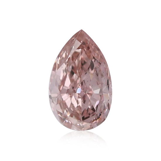 0,18 Karat Fancy Orangy Pink Birnendiamant SI1 GIA