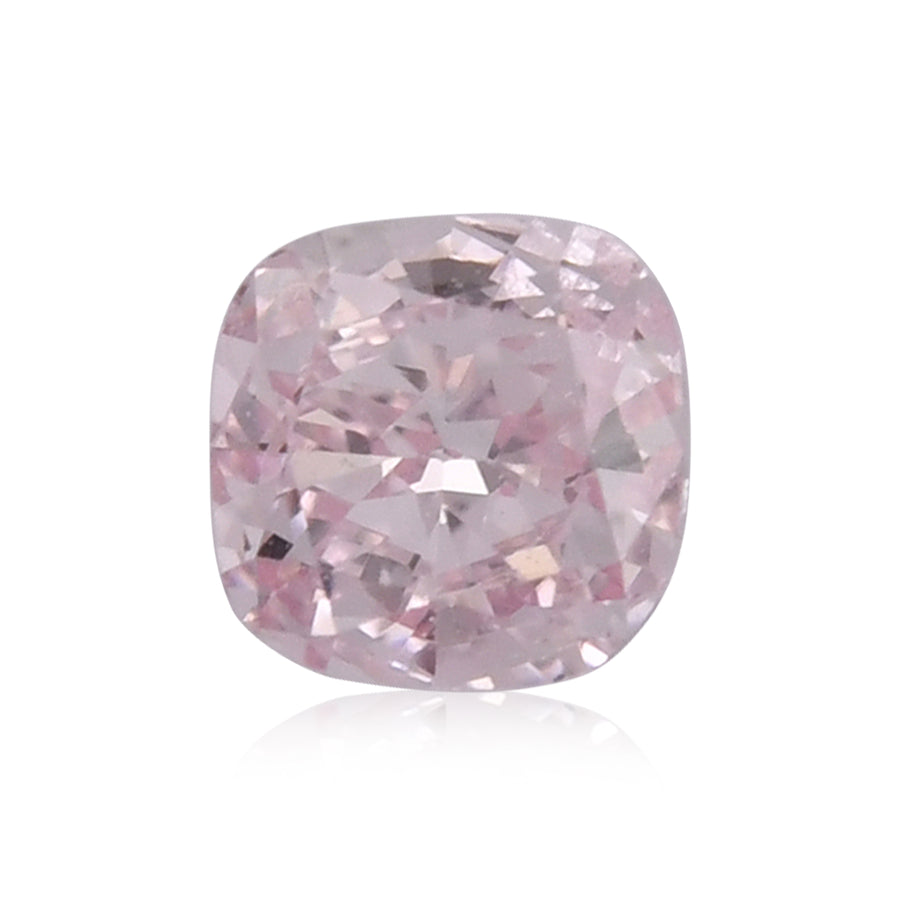 0.17 carati diamante a cuscino, rosa violaceo fantasia, VVS1 GIA