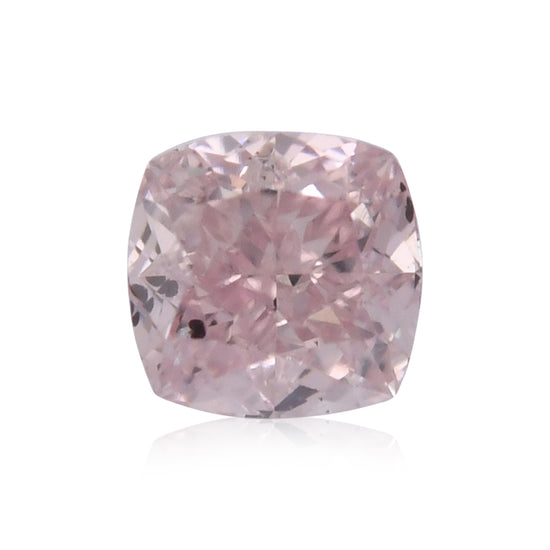 Diamante rosa chiaro fantasia taglio a cuscino da 0,21 carati, SI1 GIA