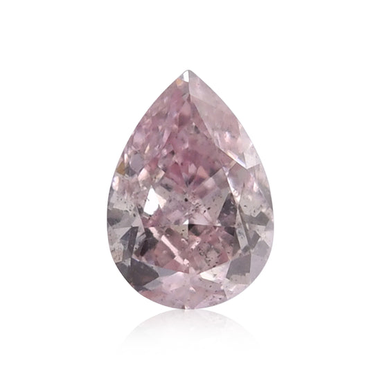 Diamante Fancy Pink a Pera da 0,17 Carati SI2 GIA