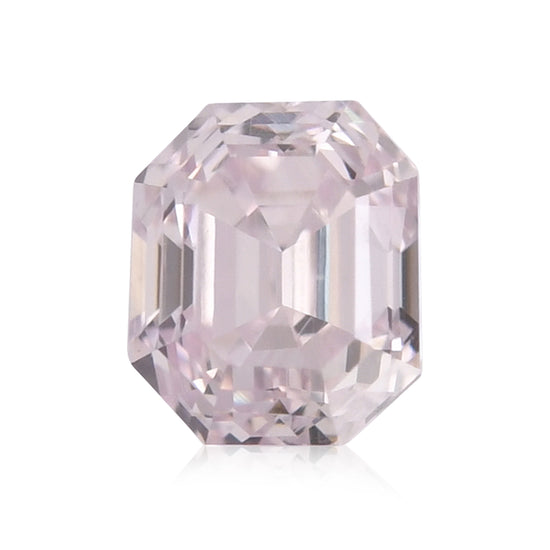 Diamante Smeraldo 0,24 Carati Fancy Light Pink SI1 GIA
