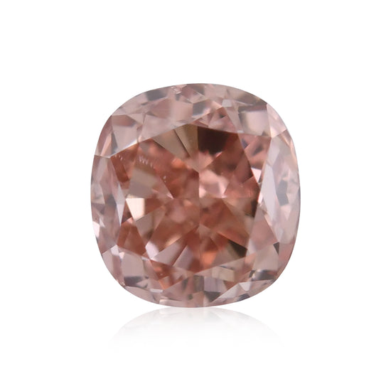 Diamante Cushion Fancy Brownish Orangy Pink da 0,20 carati VS2 GIA
