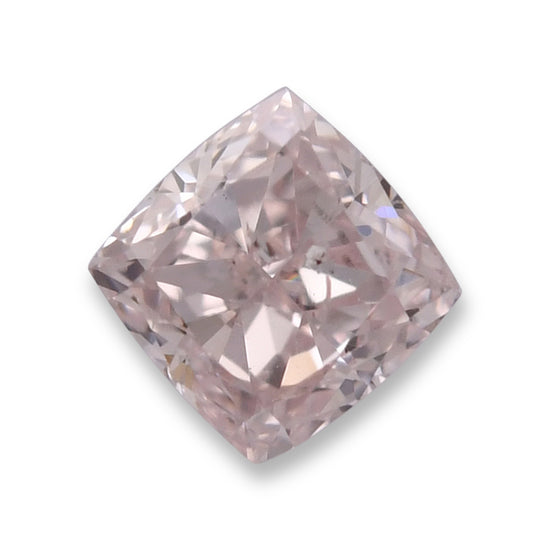 0.15 Carat Light Pink Cushion Diamond SI2 GIA