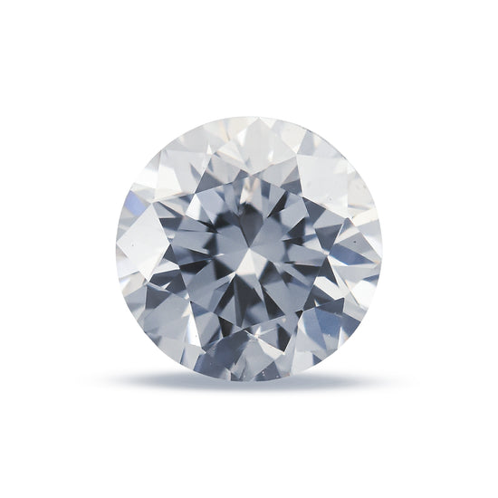 0.23 Carat Fancy Light Gray Blue Round Brilliant Diamond (SI1) GIA