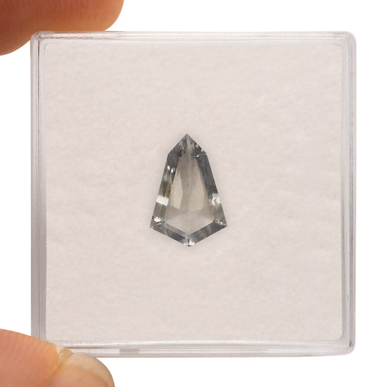0.70 Carat Fancy Grayish Green KITE Diamond (VS2) GIA