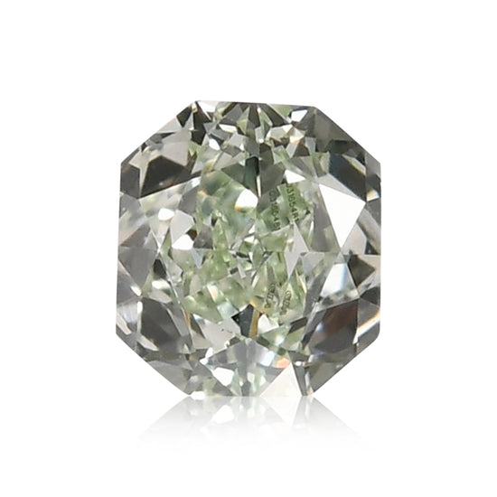Diamante Smeraldo Verde Fancy GIA da 0,14 carati (VS1)