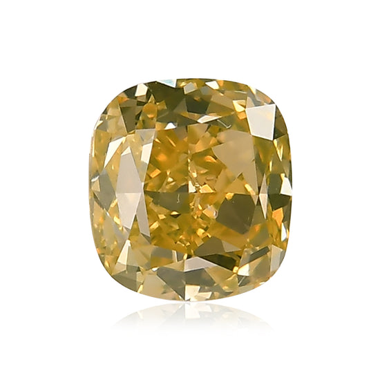 1.01 Carat Fancy Brownish Yellow Cushion Diamond SI1 GIA