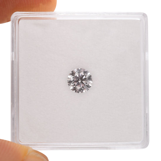 0.51 Carat Faint Pink Round Brilliant Diamond VS2 GIA