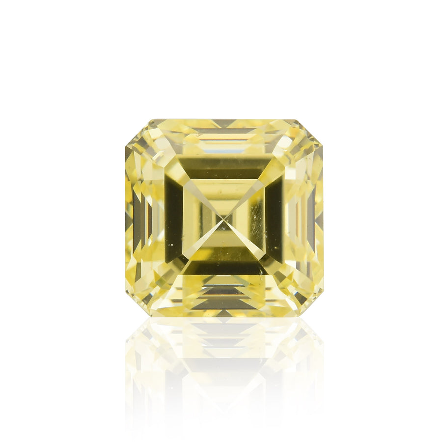 0,73 Karat Fancy Intense Yellow Asscher Diamant SI1 GIA
