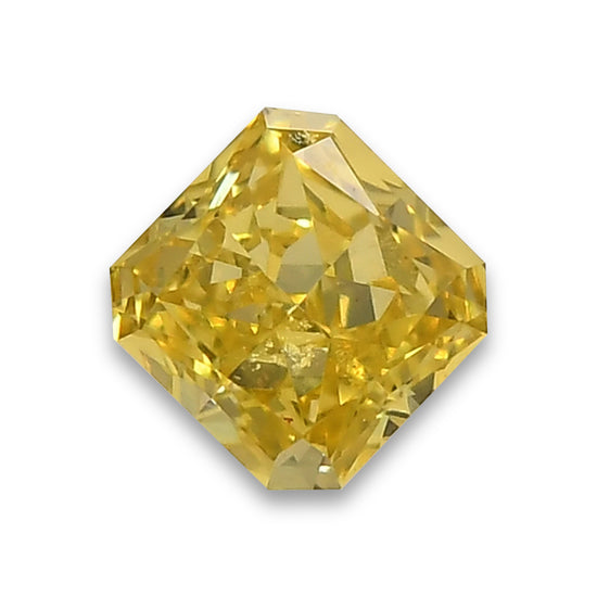 0,20 Karat Fancy Vivid Yellow Radiant Diamant (VS2)