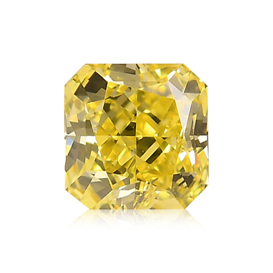 Diamante Radiant Giallo Intenso Fantasia da 0,51 carati VS1 GIA