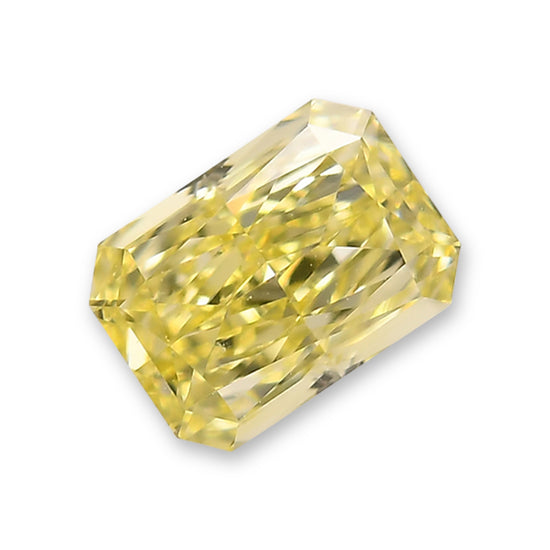 0.62 Carat Fancy Light Yellow Radiant Diamond VVS1 GIA