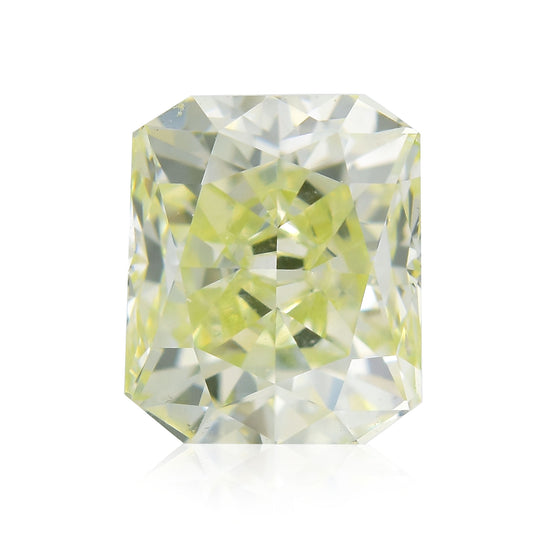 Diamante Radiante Giallo Verde Chiaro da 0.80 Carati VS1 GIA
