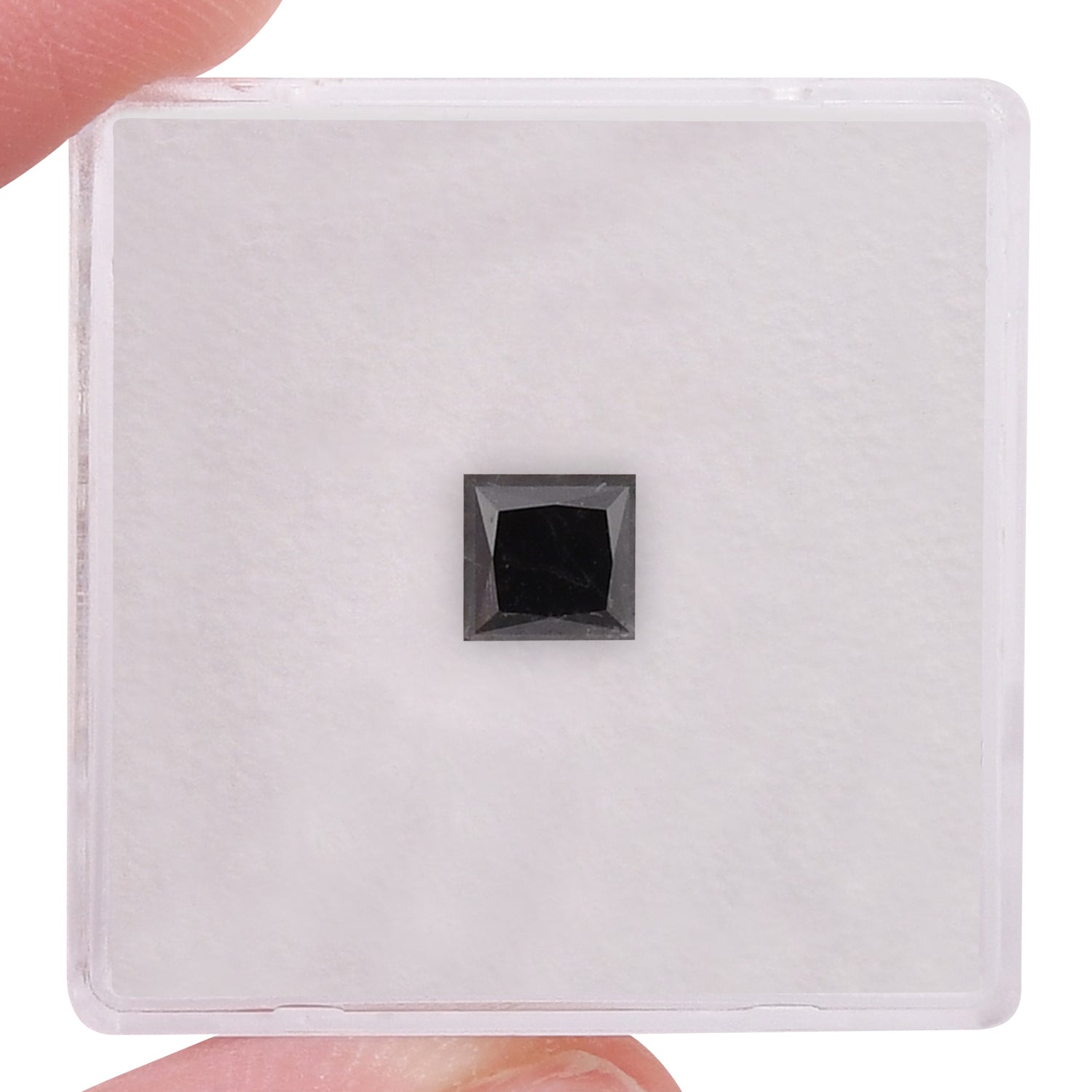 1.25 Carat Fancy Black Princess Diamond  GIA