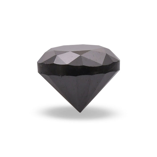 1.38 Carat Fancy Black Round Brilliant Diamond  GIA
