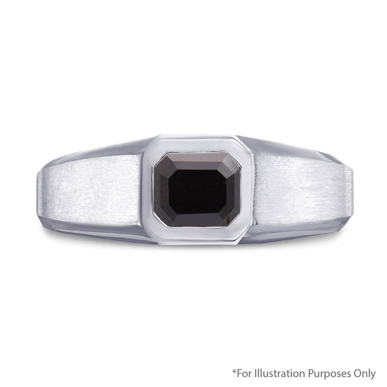 1.10 Carat Fancy Black Emerald Diamond  GIA