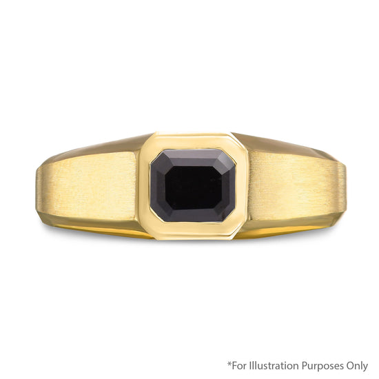 1.10 Carat Fancy Black Emerald Diamond  GIA