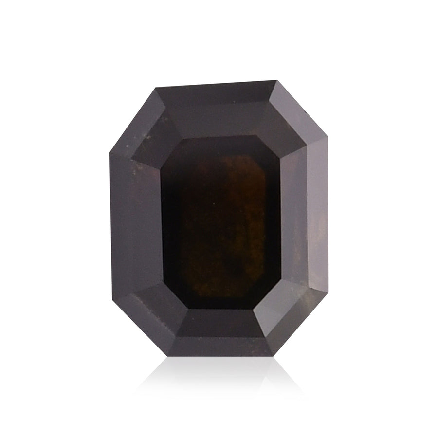 1.30 Carat Fancy Black Emerald Diamond  GIA