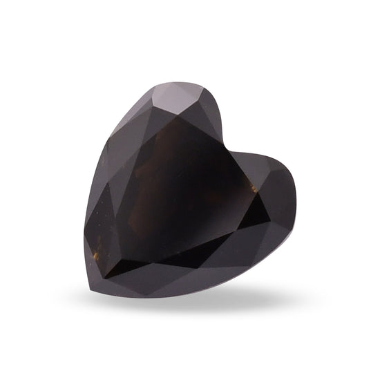 1.32 Carat Fancy Black HEART Diamond  GIA