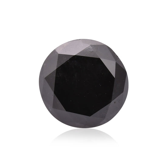 Diamante tondo a brillante Fancy Black da 1,86 carati GIA