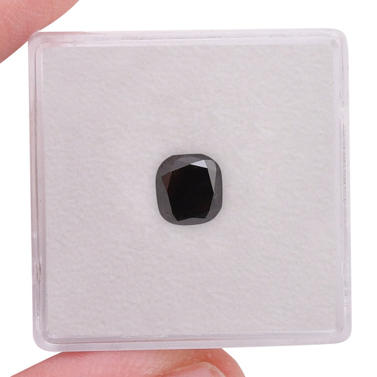 Diamante Cushion Fancy Dark Brown da 1,40 carati GIA