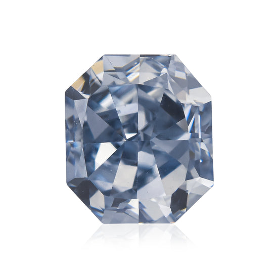 0,76 Karat Fancy Intense Blue Radiant Diamant VS1 GIA