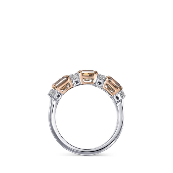 Fancy Brown Diamond Band Ring
