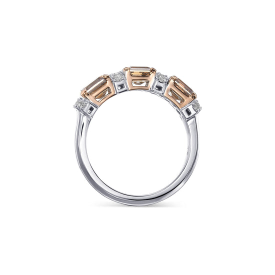 Fancy Brown Diamond Band Ring