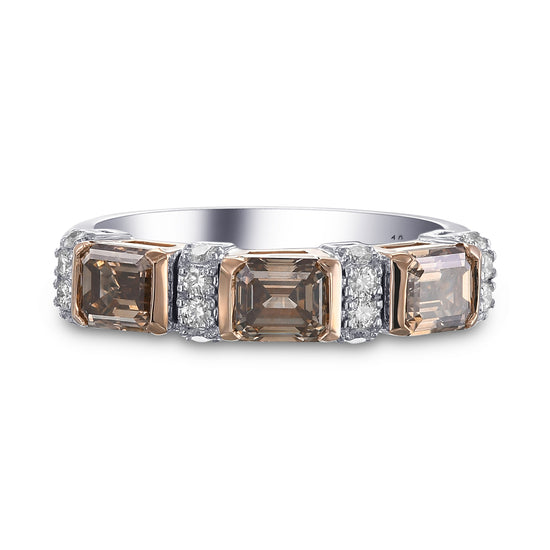 Fancy Brown Diamond Band Ring