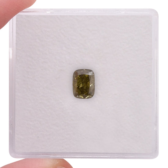0.69 Carat Chameleon Cushion Diamond (I2) GIA