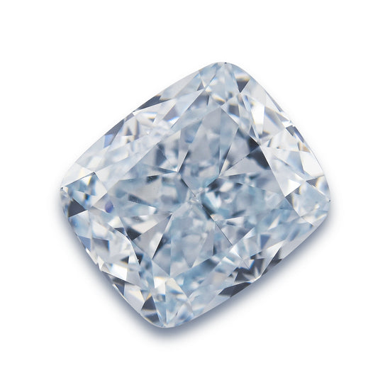 1.02 Carat Fancy Light Blue Cushion Diamond VVS2 GIA